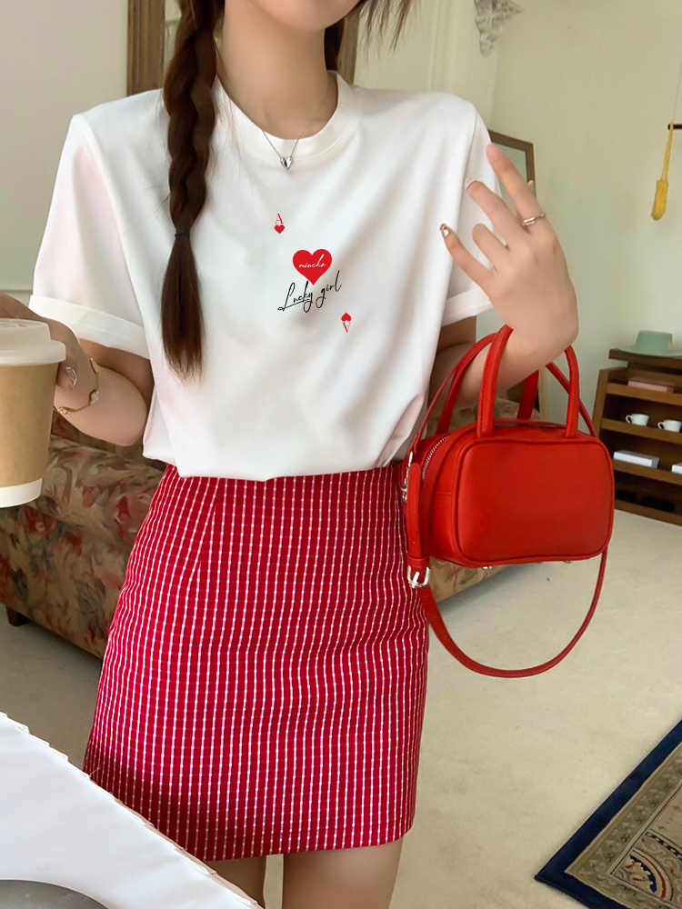 Áo thun nữ tết form vừa regular vải cotton 4c thoáng mát 1806 Miucho in basic_thumbnail_2