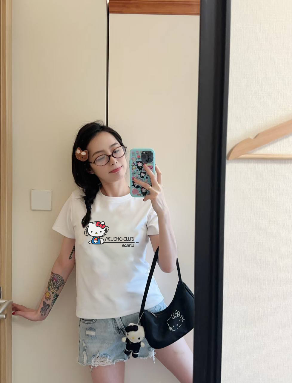 Áo baby tee mèo dễ thương Miucho BST cổ tròn tay ngắn vải cotton 4c co giãn in mix_thumbnail_6