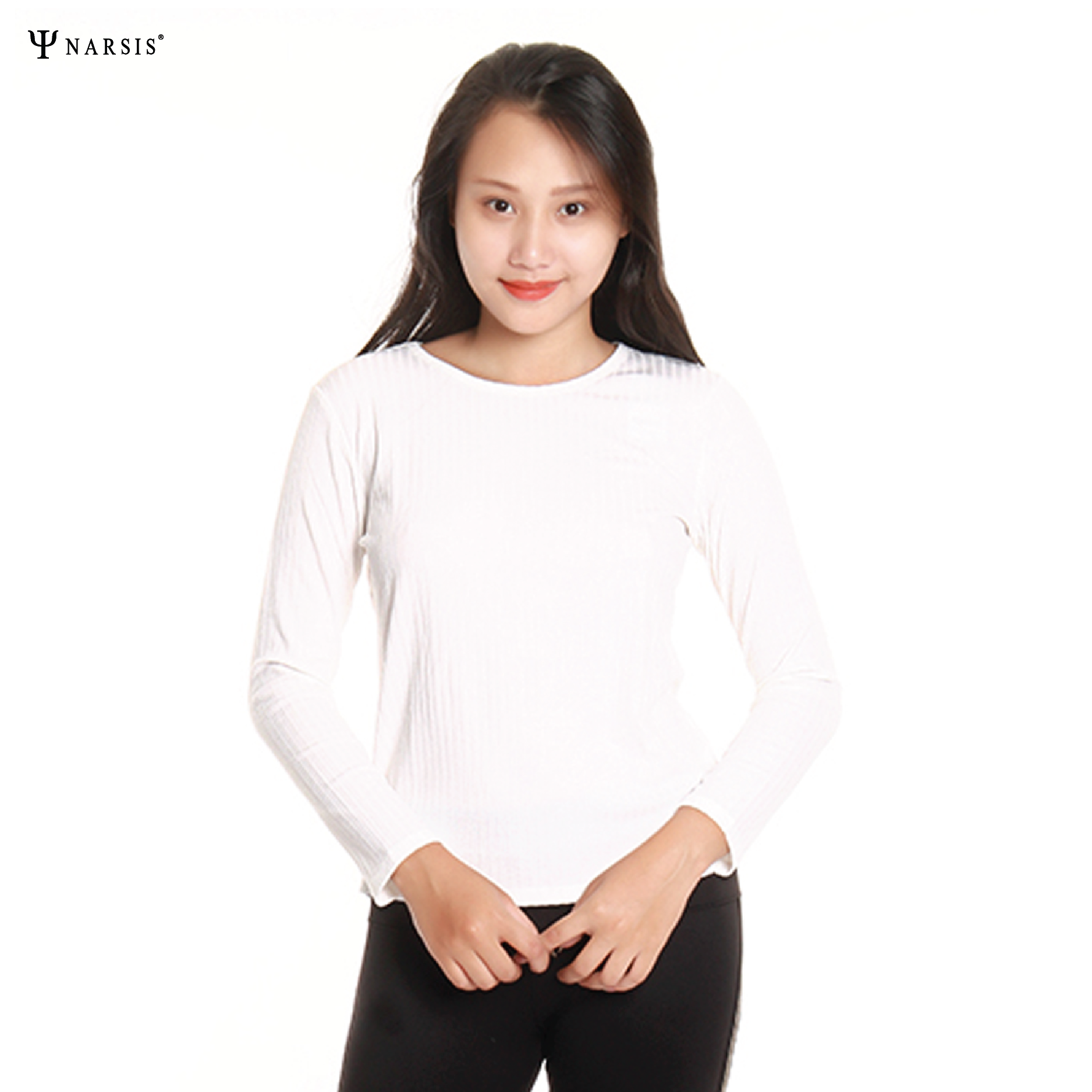 ÁO KIỂU NỮ L9001 NARSIS VẢI LEN COTTON ẤM ÁP, THOÁNG MÁT, GIỮ ẤM TỐT, MỀM MẠI, GIỮ ẤM TỐT, MỀM MẠI_thumbnail_5