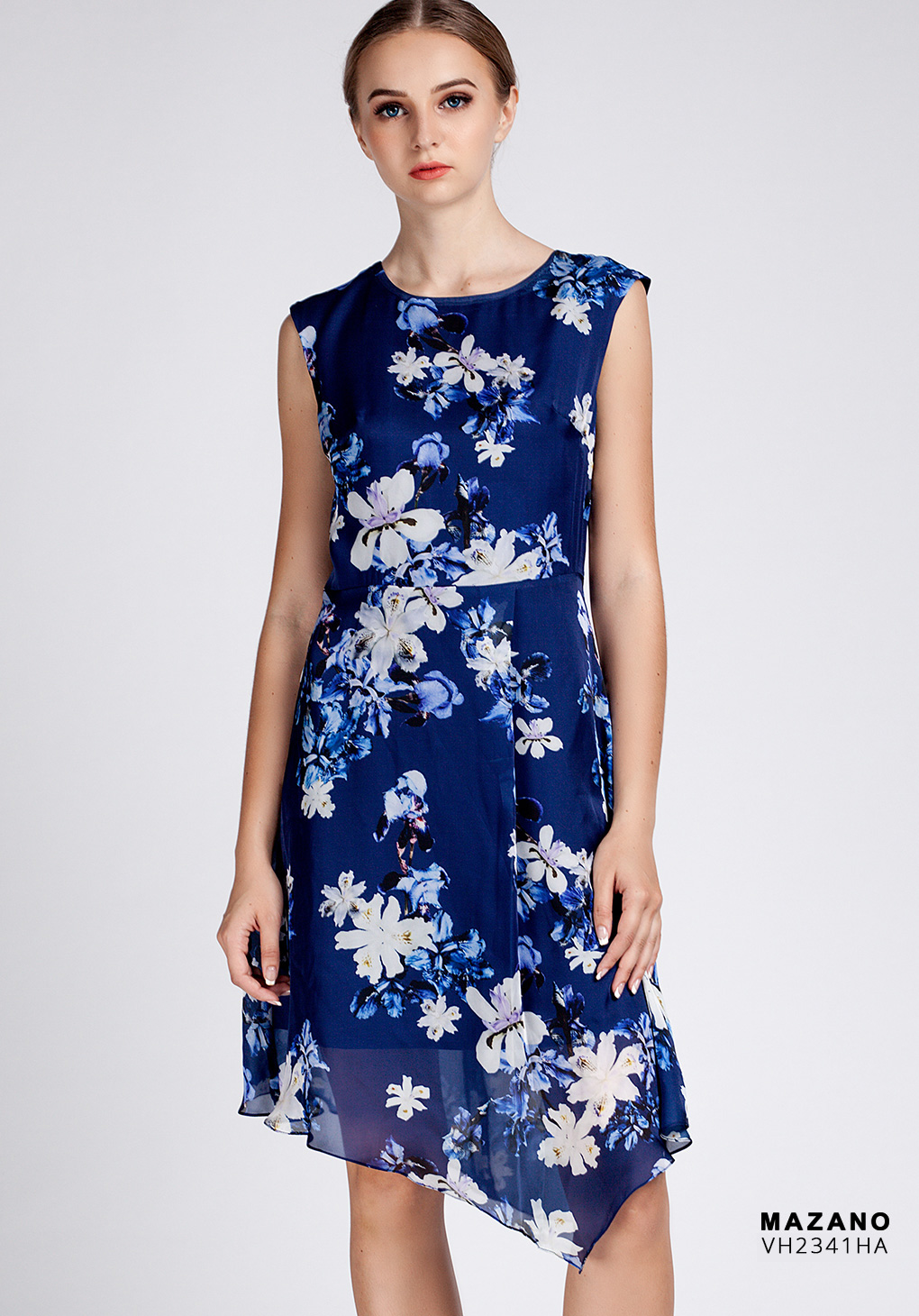 Váy xanh hoa lụa cách điệu_thumbnail_3