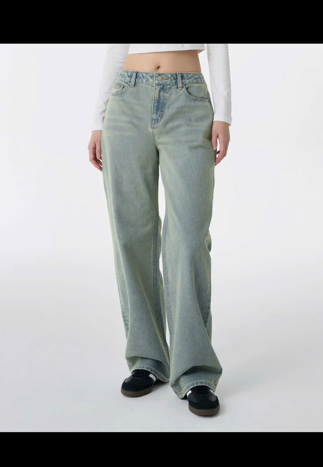 Q66 Quần dài xuất hàn ( JEAN NHẠT TRỘN )