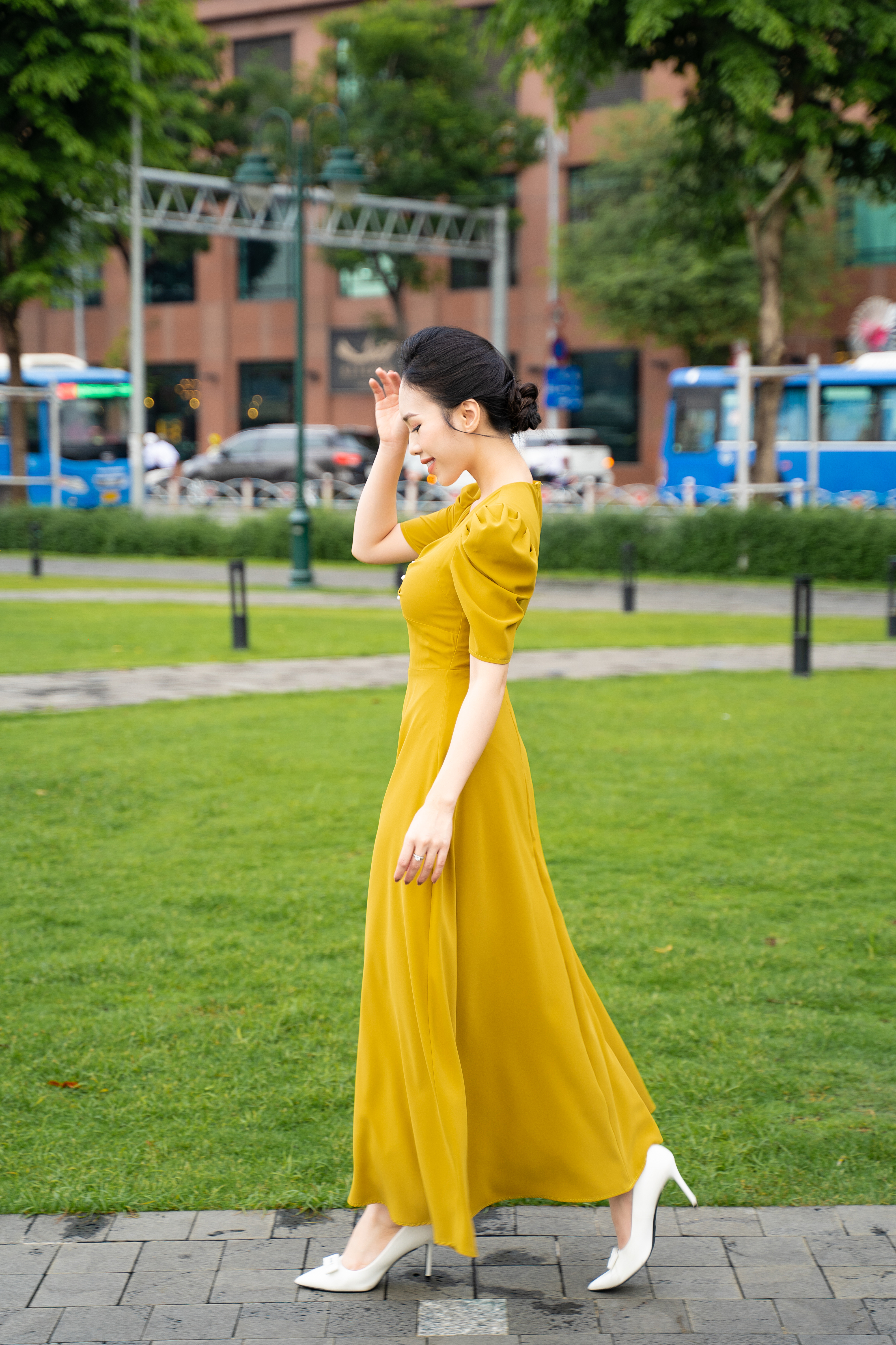 Đầm xoè - Y1186 -Thương hiệu Zonbig_thumbnail_4