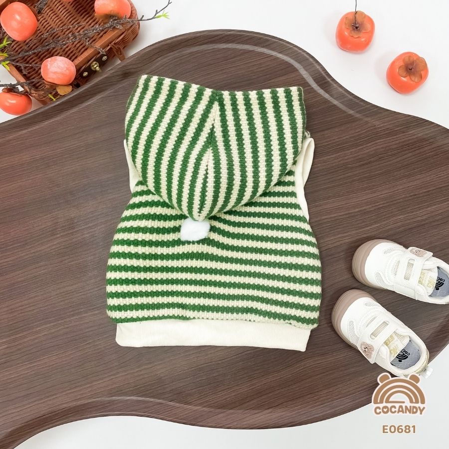 Áo gile kẻ XANH mũ chóp nhọn_thumbnail_1