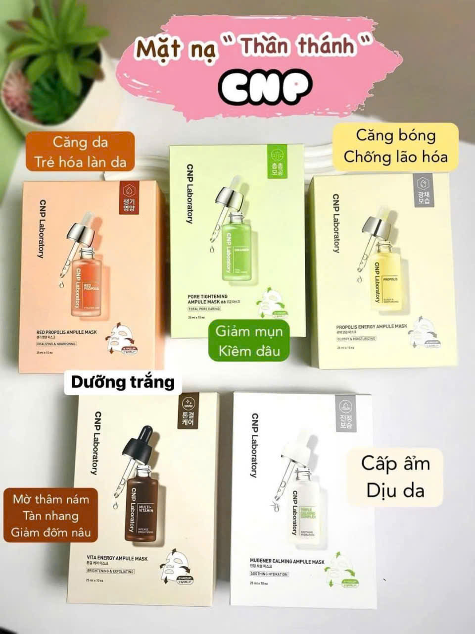 Mặt Nạ Dưỡng Sáng, Cấp Ẩm, Chống Lão Hoá CNP Laboratory Ampule Mask_thumbnail_2