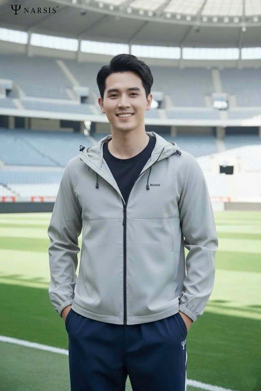 Áo Khoác Gió Nam Narsis 1 Lớp, Chống Nắng, Chống Gió, Phong Cách Trẻ Trung - D25002_thumbnail_2
