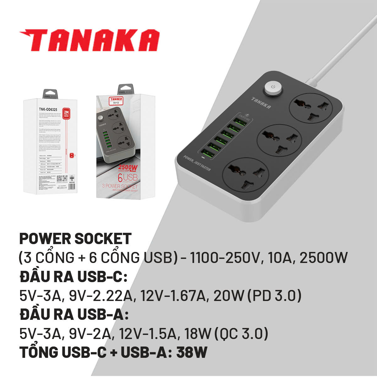 Ổ Cắm Điện Tanaka