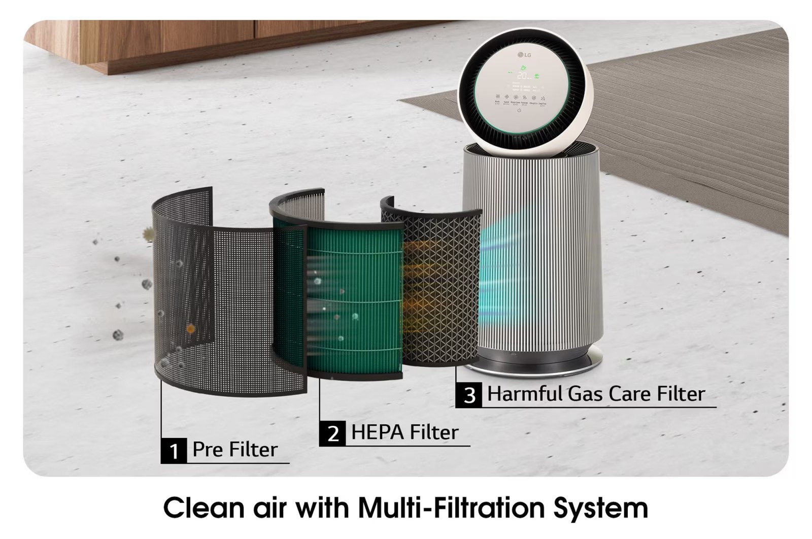 Máy lọc không khí PuriCare360 Alpha PET Lọc không khí 360˚ | AS65GDBY0_thumbnail_6