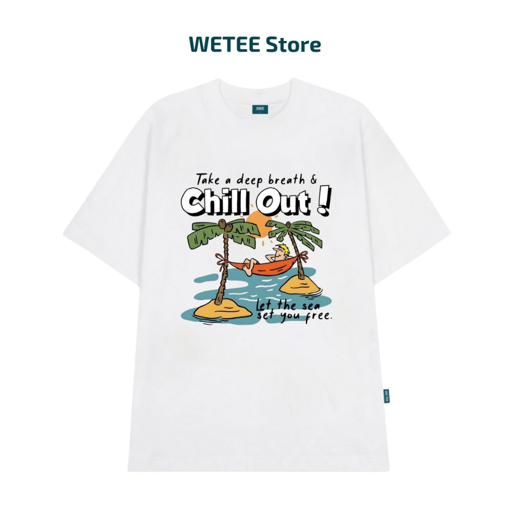 Áo thun unisex UX30 BST CÂY DỪA đi biển mùa hè dáng oversized Local brand WETEE - T050_thumbnail_15