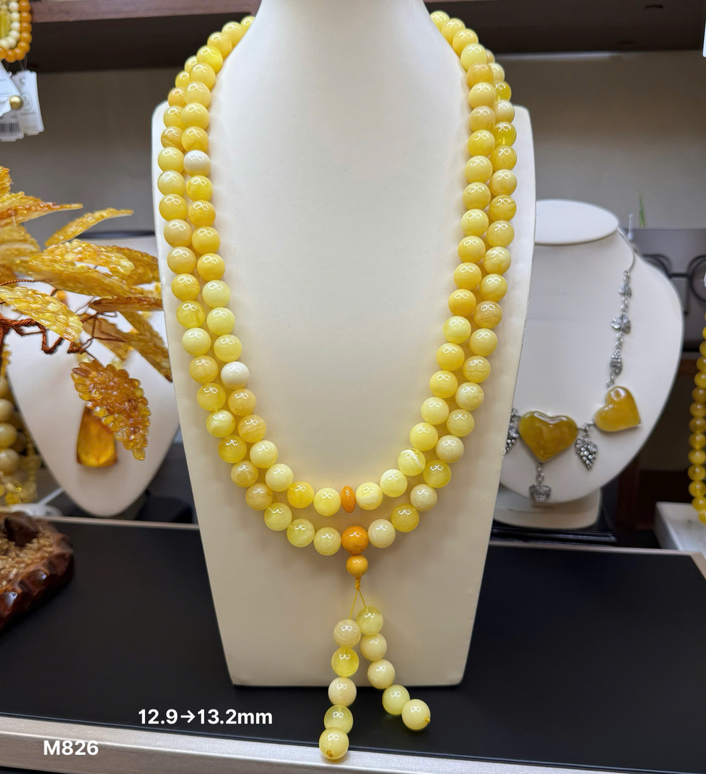 Chuỗi 108 Vàng Hoàng Gia 12.9-13mm - M826