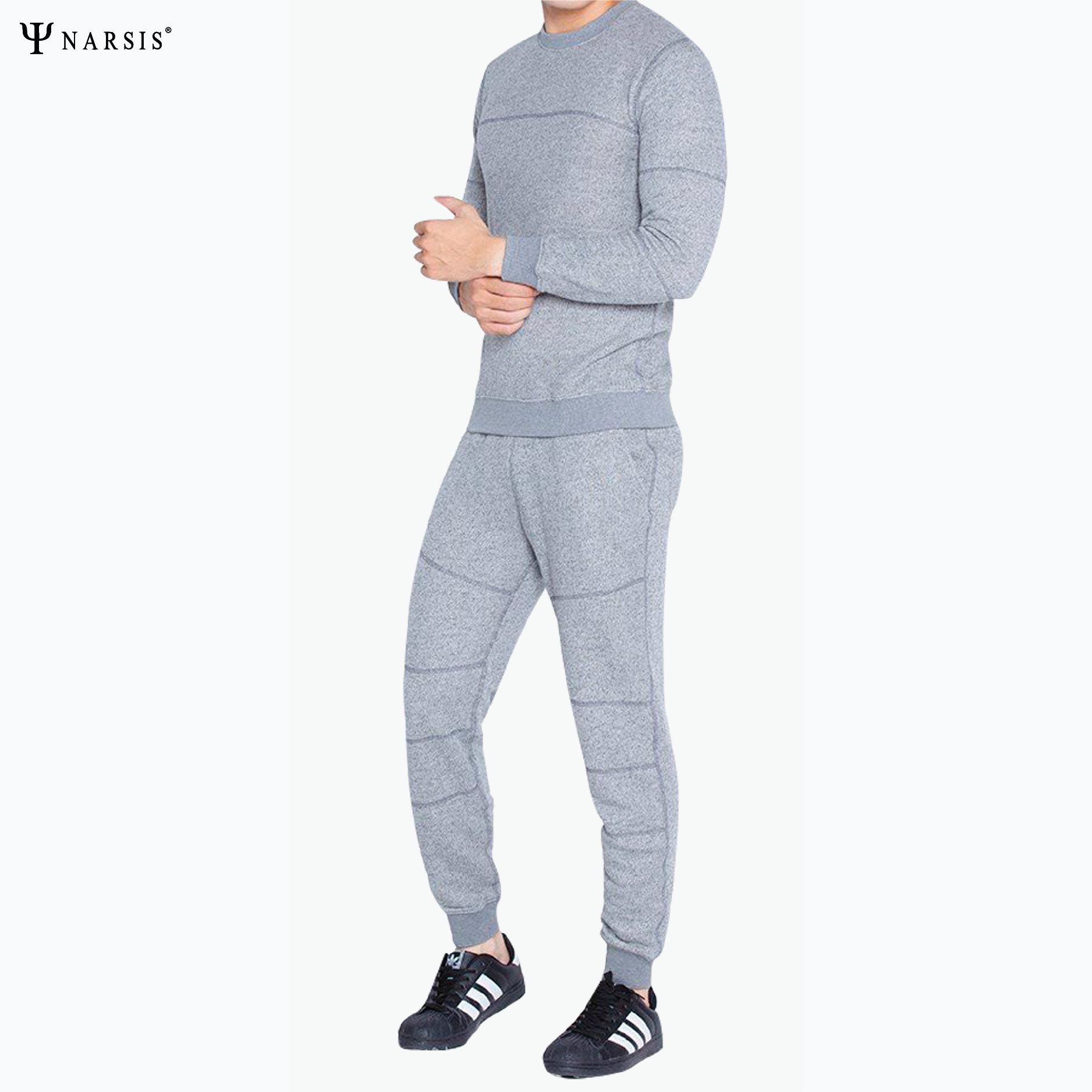 BỘ NAM THU ĐÔNG E5022 NARSIS CHẤT LIỆU THOÁNG MÁT, DỄ CHỊU, THOẢI MÁI CẢ NGÀY, DỄ VẬN ĐỘNG