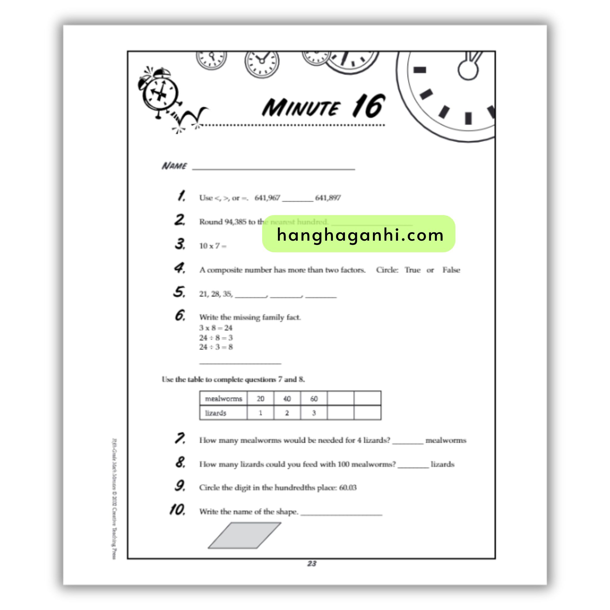 Math Minutes Grade 5- Sách Toán Tiếng Anh cho bé lớp 5_thumbnail_3