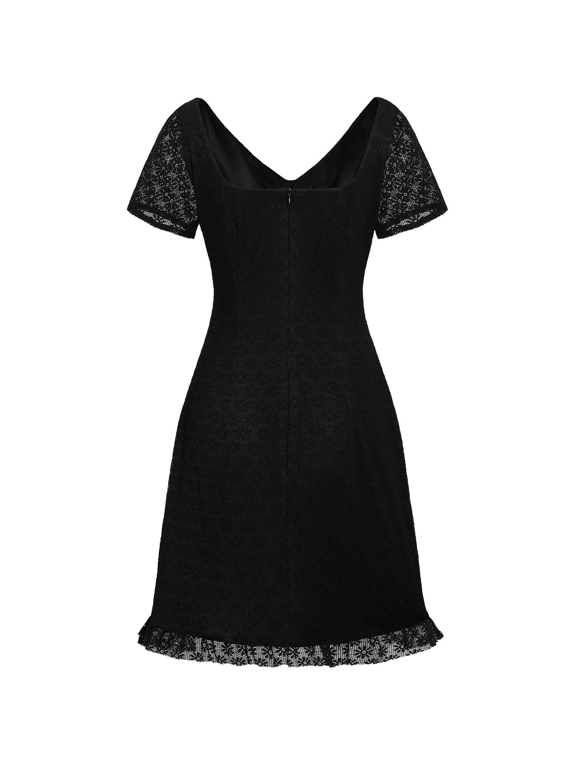 BIGSIZE NỮ- Đầm ren dáng A co giãn dành cho nàng béo từ 55-90kgV-DA211_thumbnail_1