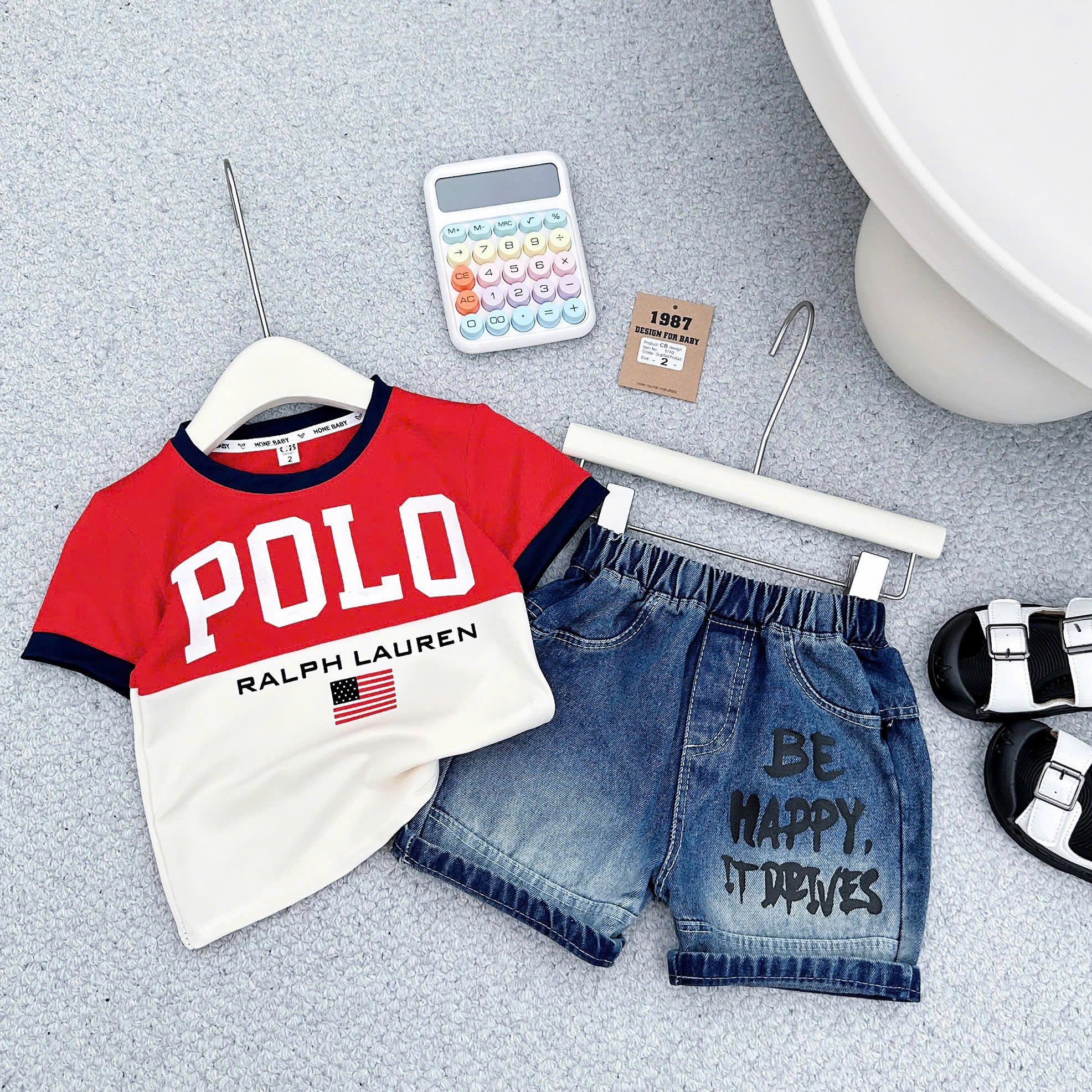 E66 BỘ CỘC POLO QUẦN BÒ- A116.710