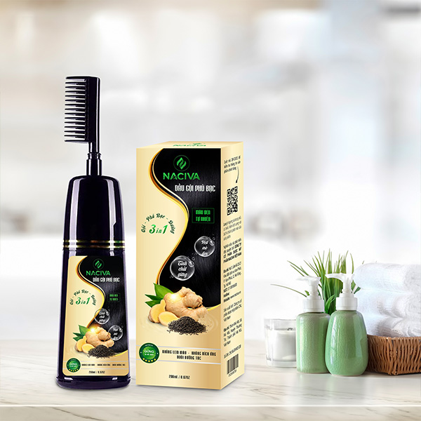 Combo dầu gội phủ bạc