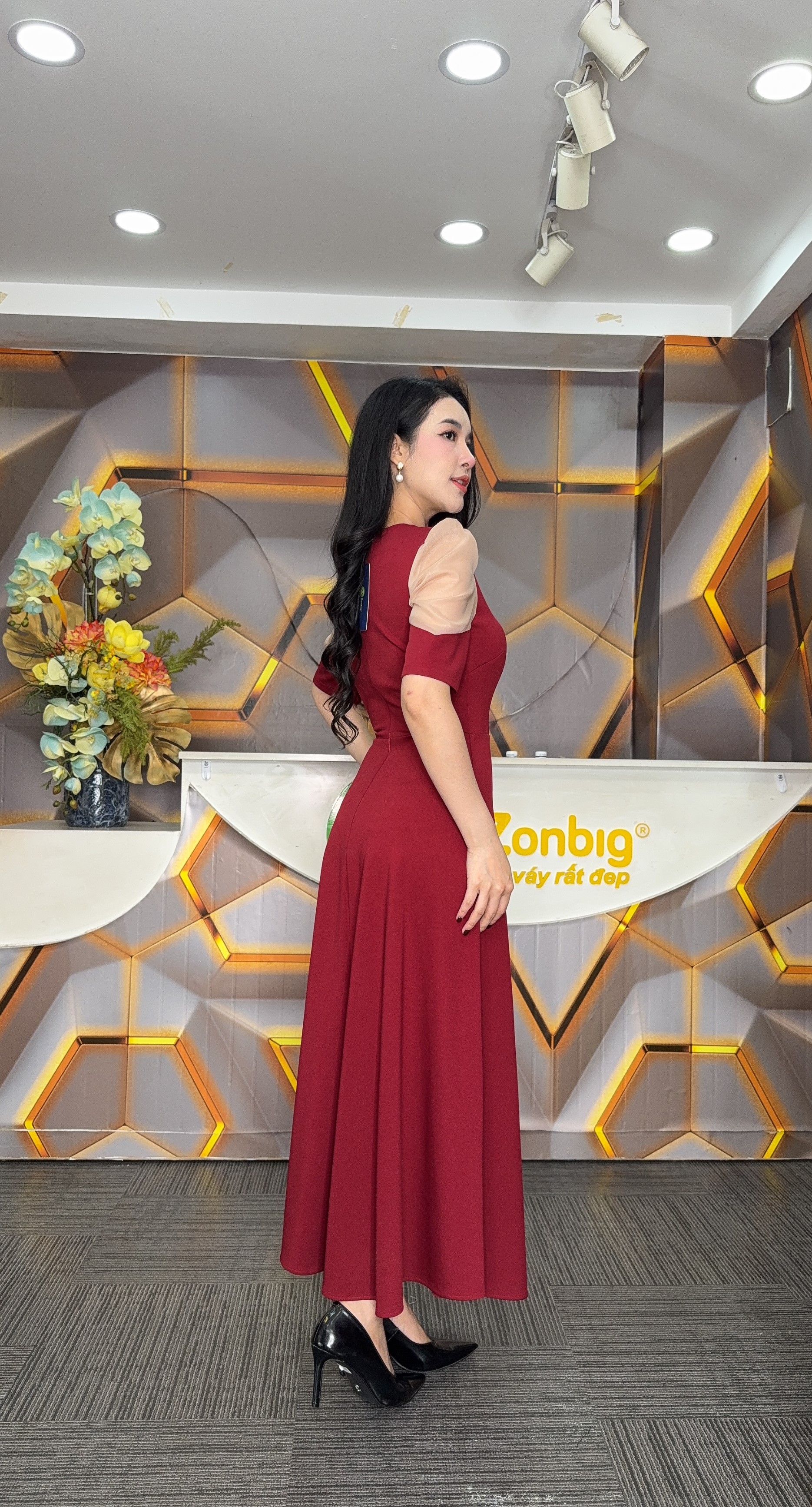 Đầm xòe - Y1853 - Thương hiệu Zonbig_thumbnail_2