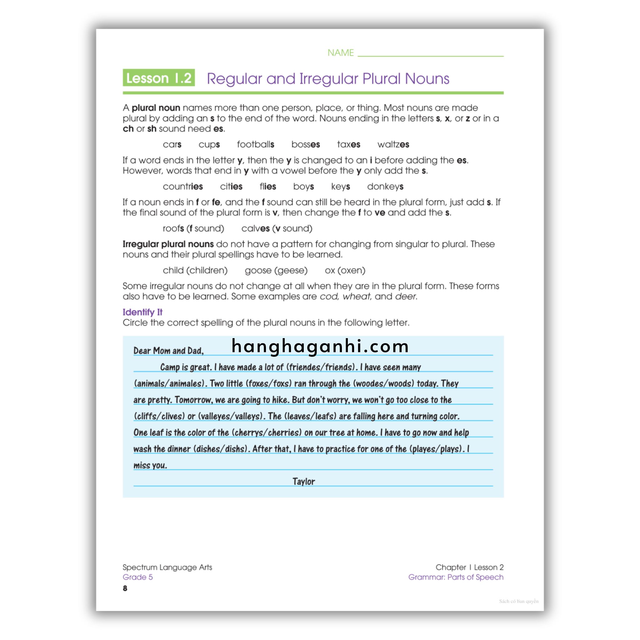 Sách Spectrum Language Arts Workbook Grade 5_thumbnail_19