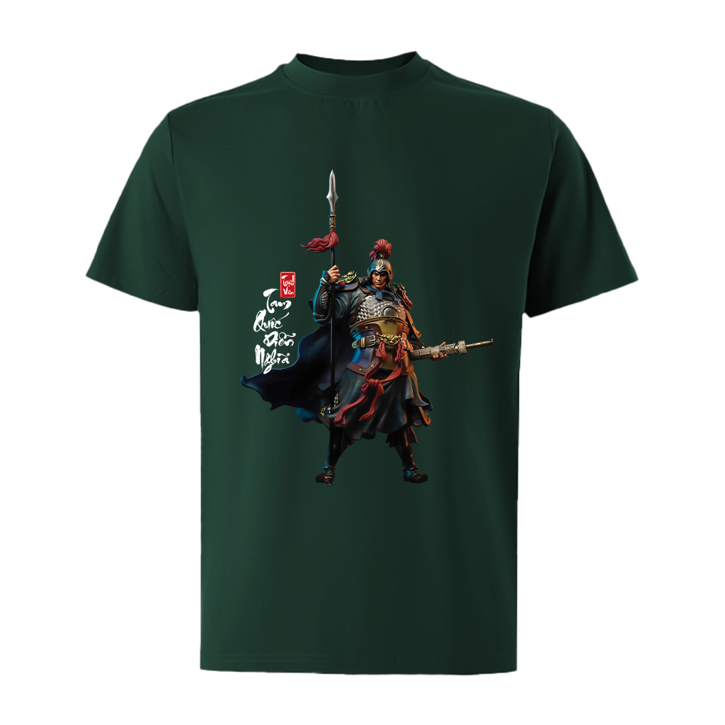 Áo phông nam tam quốc diễn nghĩa nhiều màu nhiều màu ATD1484 Miucho Iconic vải cotton in artwork_thumbnail_22