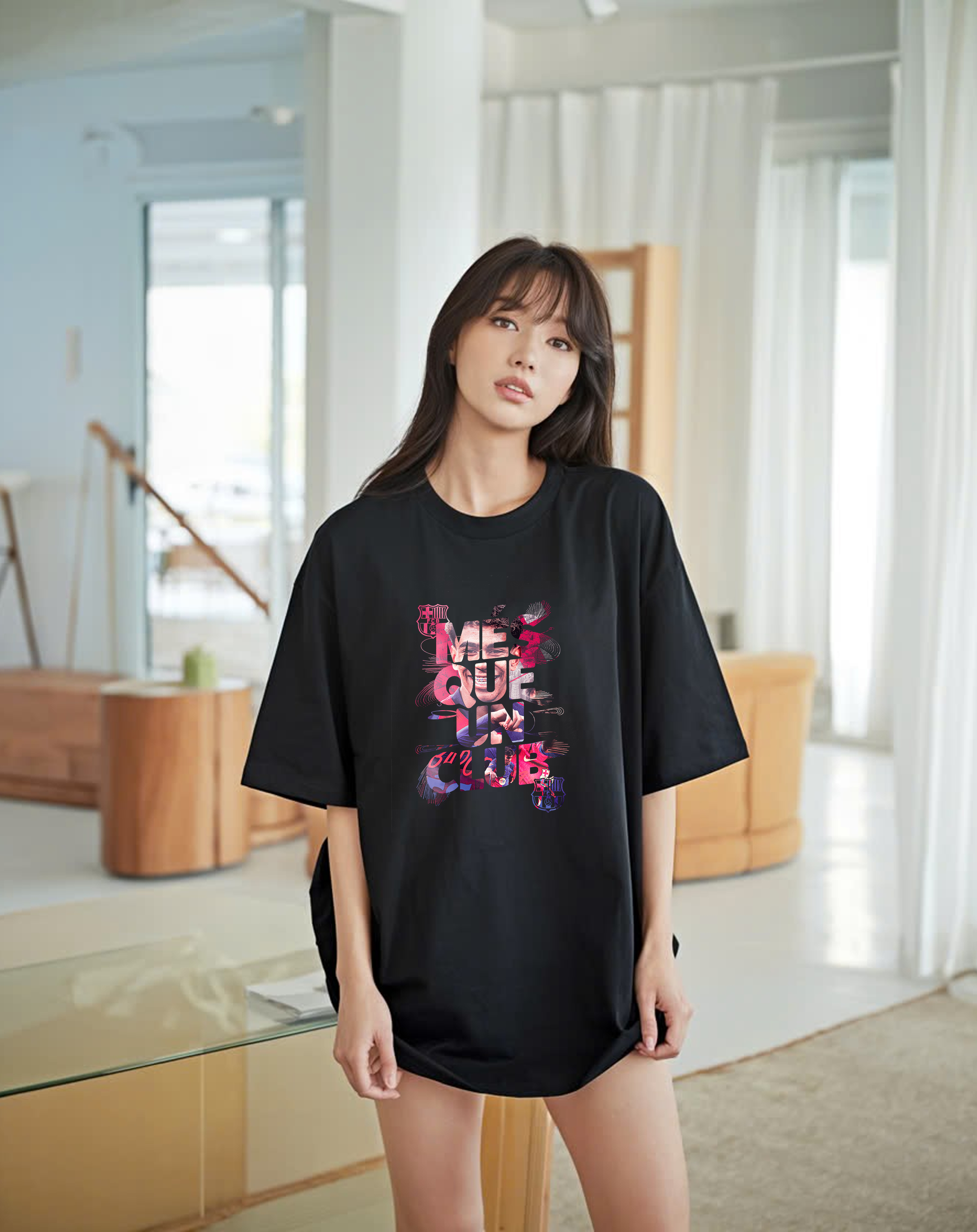 Áo thun nam nữ in