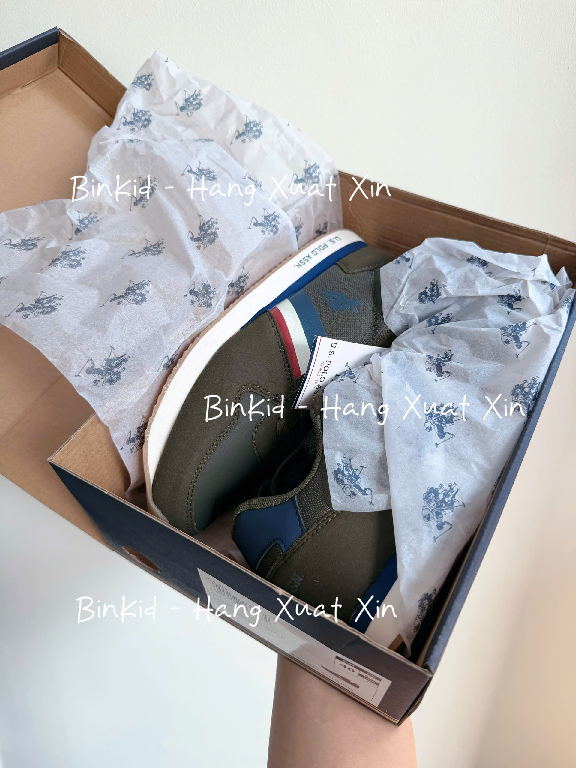 G10 GIÀY POLO MÀU RÊU