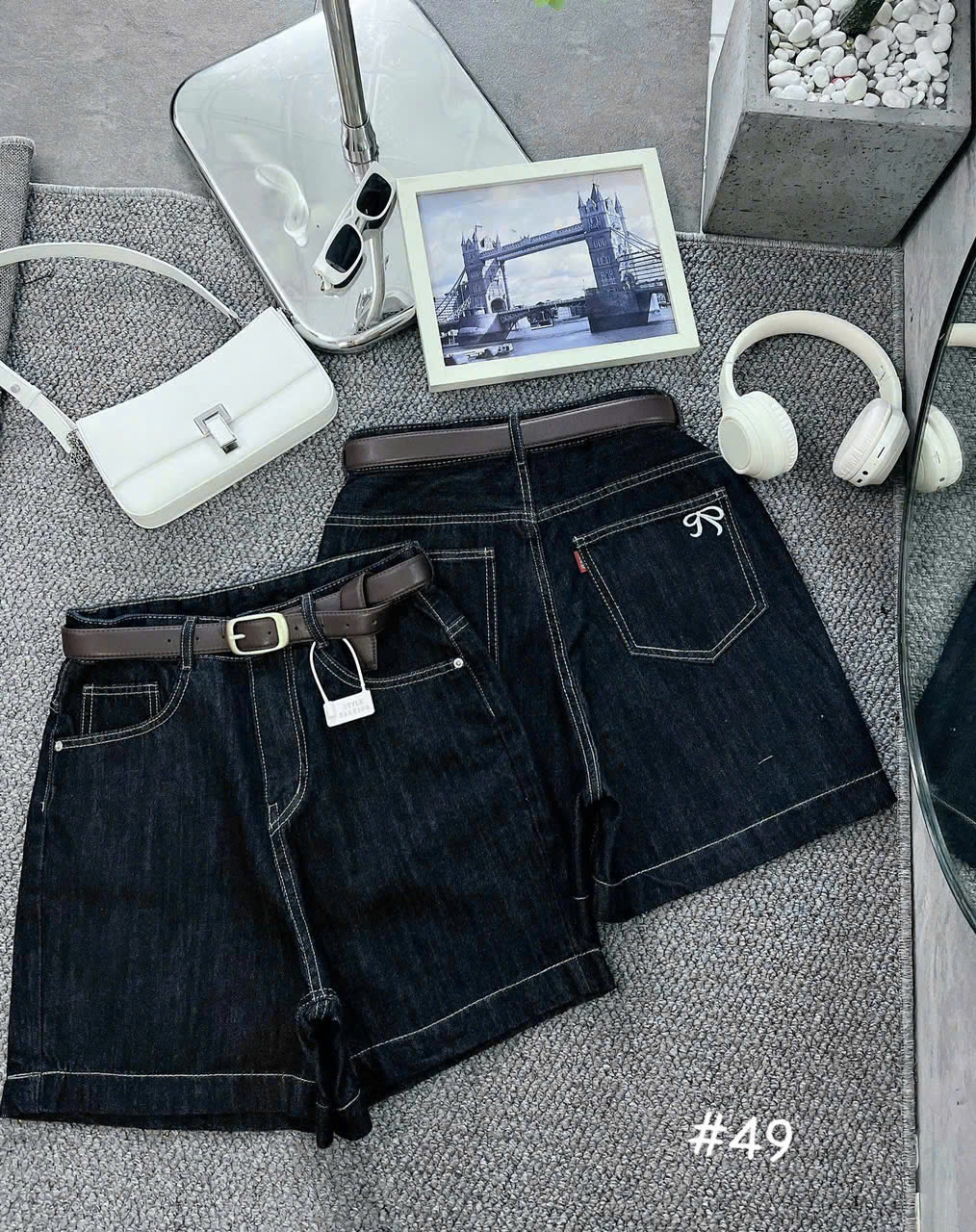 Quần short jean lửng thêu nơ bigsize QSJ049(XT) bigsize dành cho nàng mũm mĩm_thumbnail_7