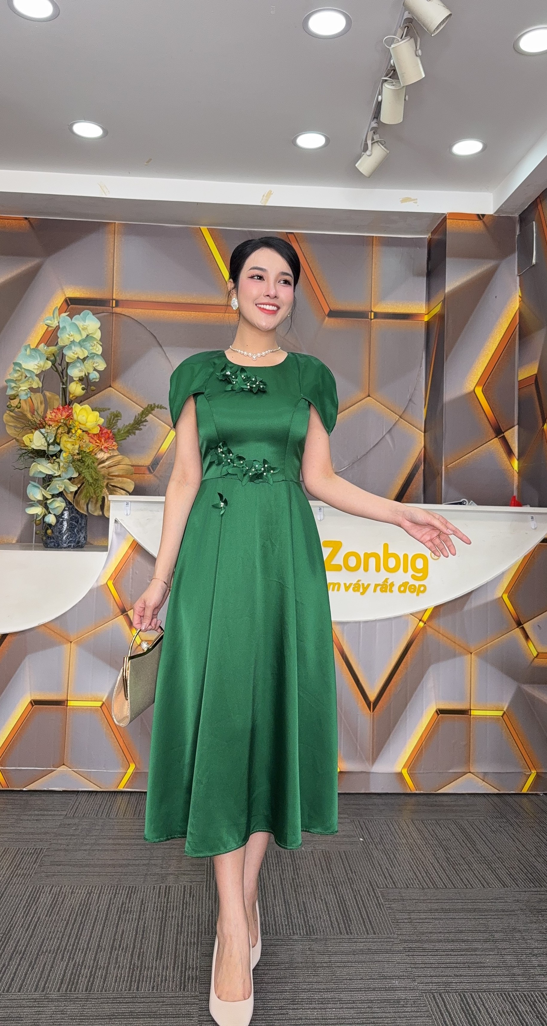 Đầm xòe - Y1938 - Thương hiệu Zonbig_thumbnail_4