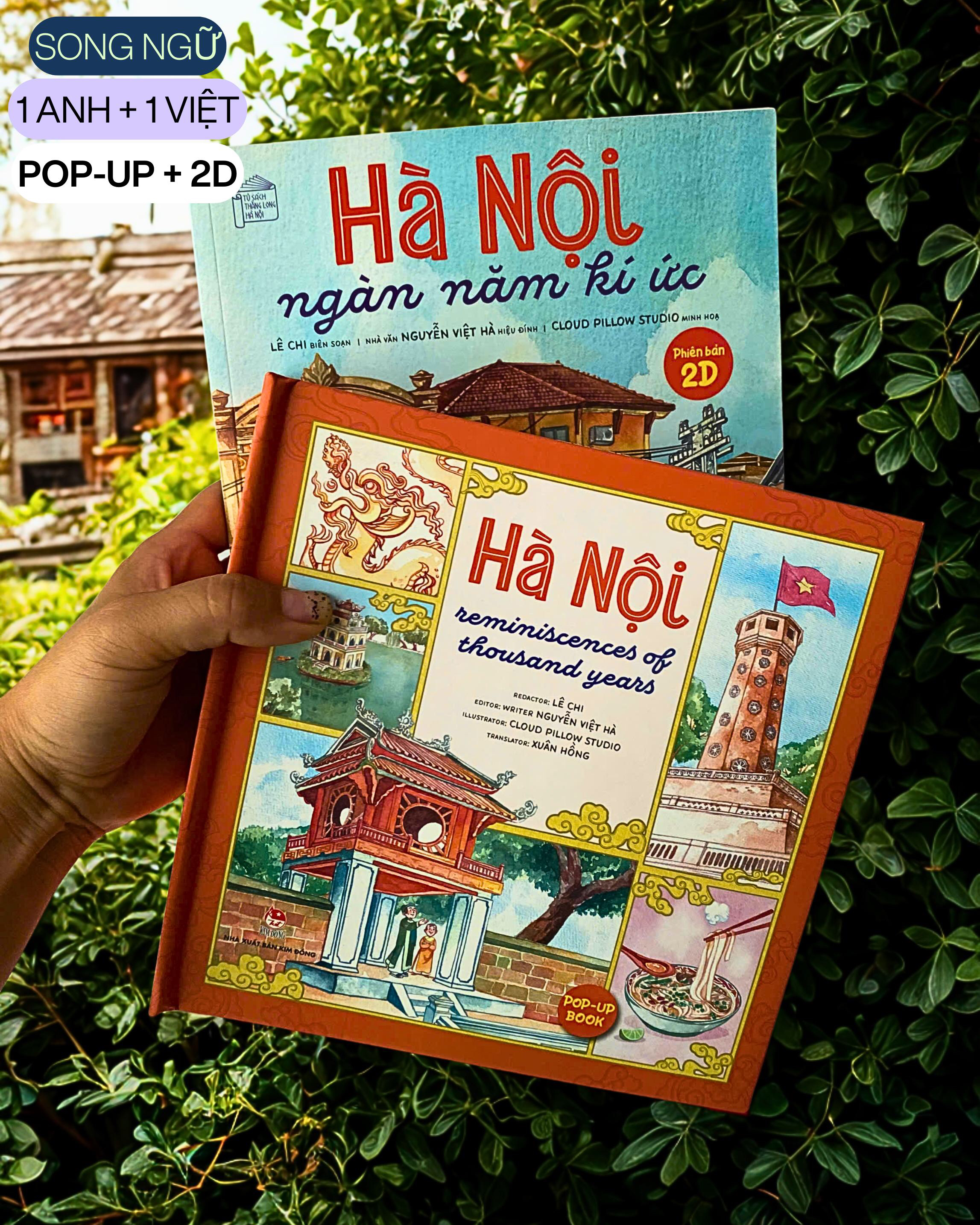 Combo Hà Nội Ngàn Năm Ký Ức (1q Tiếng Anh, 1q Tiếng Việt)