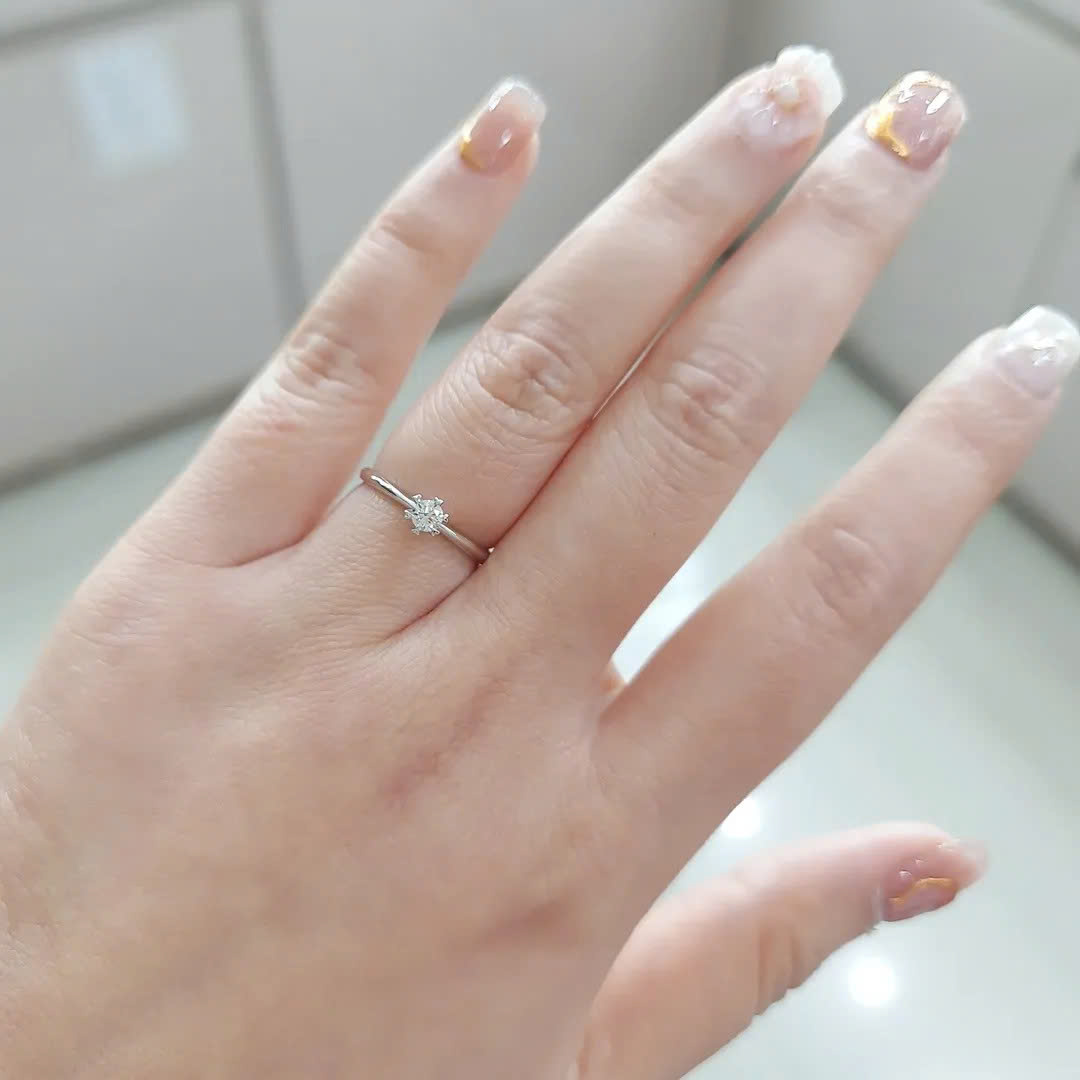 Nhẫn Kim Cương Chủ 3.5Ly