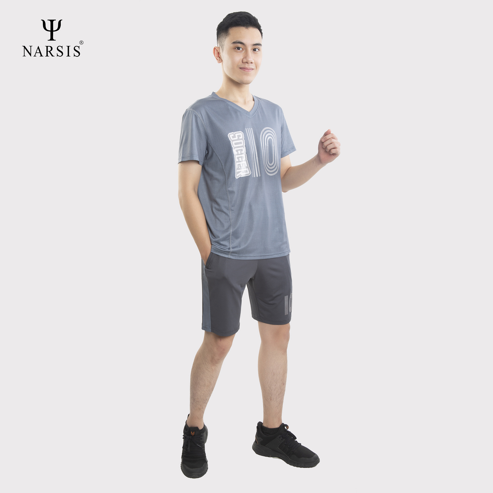 BỘ HÈ NAM E0004 NARSIS CHẤT LIỆU THOÁNG MÁT, DỄ CHỊU, THOẢI MÁI CẢ NGÀY, DỄ VẬN ĐỘNG