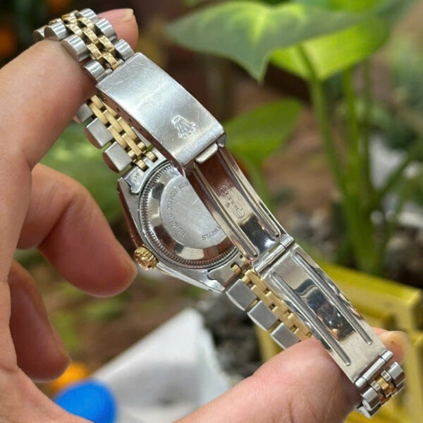 Rolex nữ Lady Datejust 5 số – Demi vàng 18k – cọc số kim cương_thumbnail_3