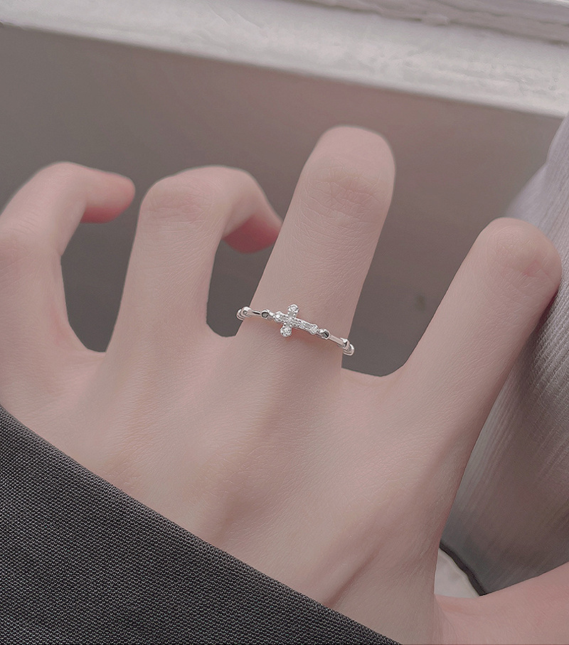 Nhẫn bạc nữ Thánh Giá đính đá tùy chỉnh size chuẩn bạc S925 thời trang sang trọng nữ tính NB01_thumbnail_9