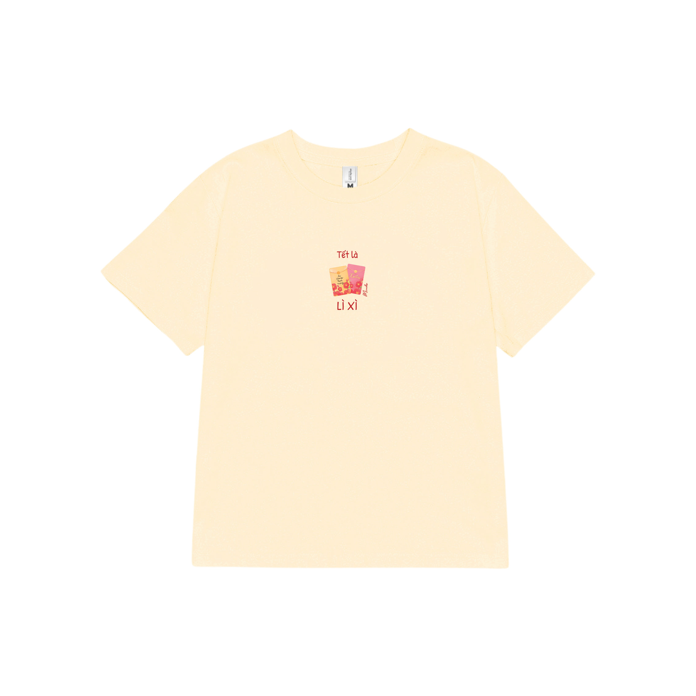 Áo baby tee tết cổ tròn chất vải cotton 4c co giãn thoáng mát 1849 Miucho in mix_thumbnail_0
