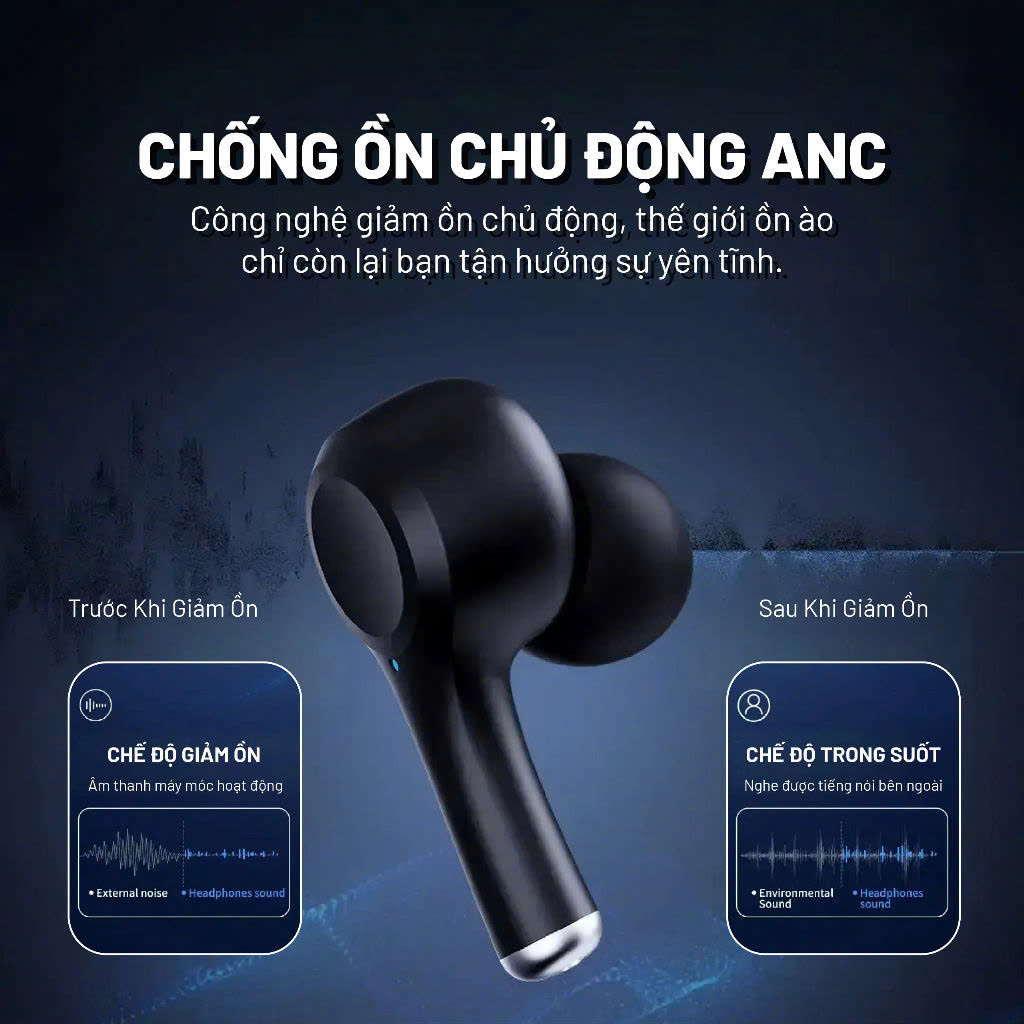 Tai nghe Bluetooth Đen Recci - REP-W55-BLACK_thumbnail_3