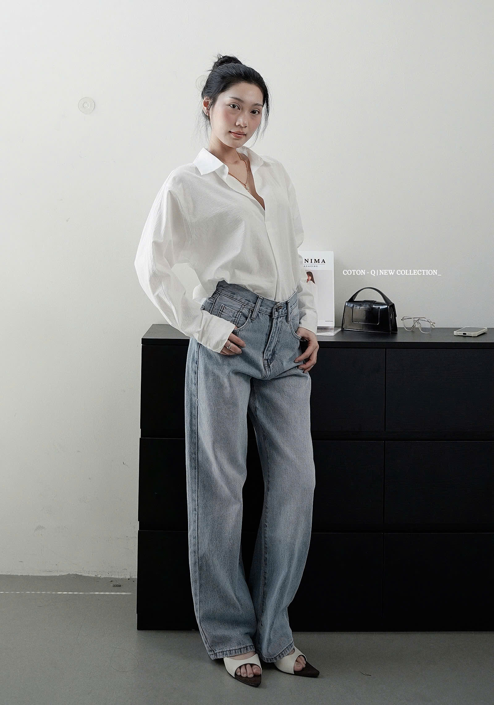 Áo somi tay dài phối kiểu ( HỒNG CAM )_thumbnail_31