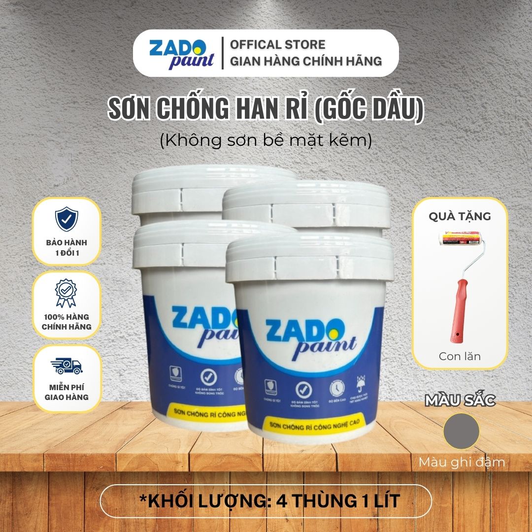(4L) SƠN CHỐNG RỈ GỐC DẦU Z 12