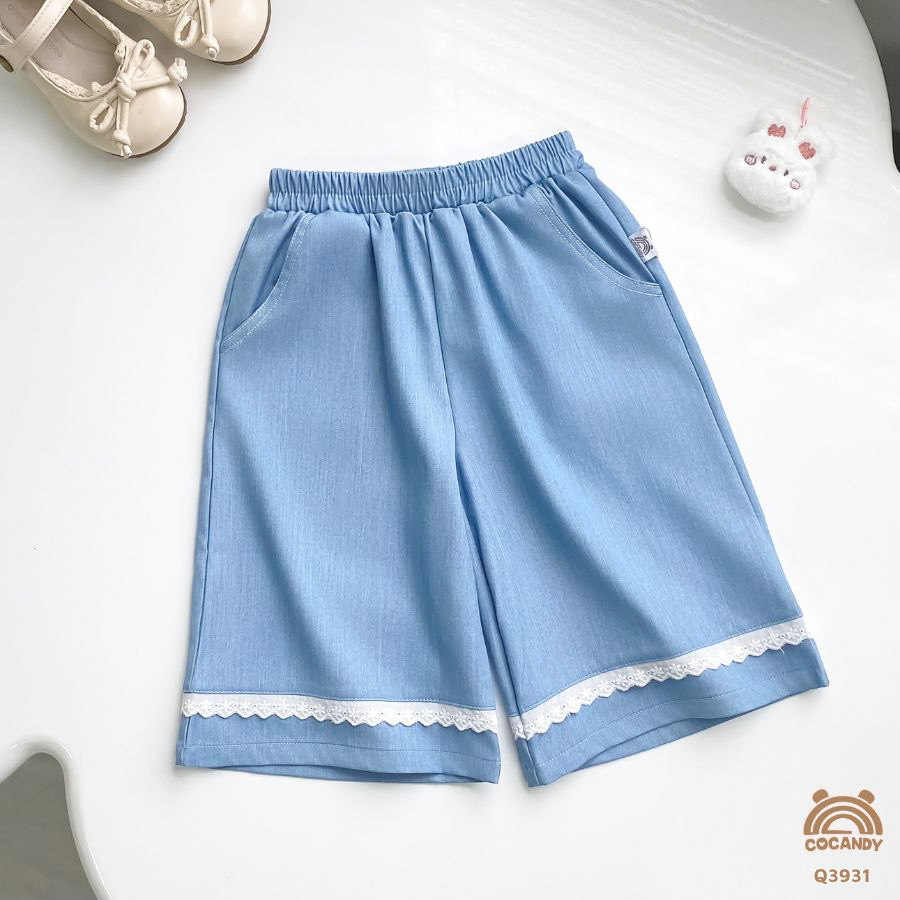 Quần dài suông XANH ren gấu_thumbnail_5