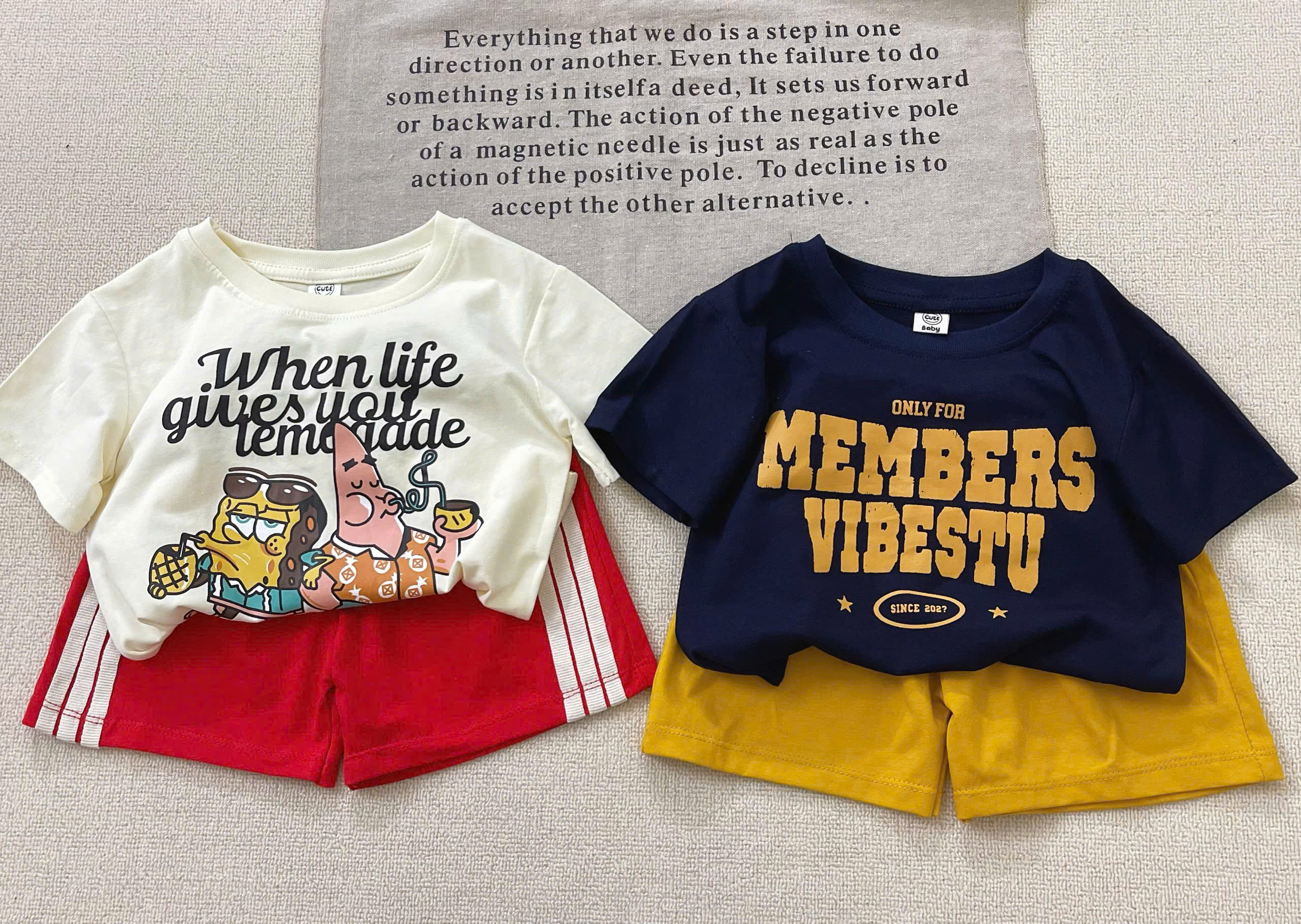 A93 SET 2 BỘ CỘC WHEN LIFE NHÀ CUTE- A100.155