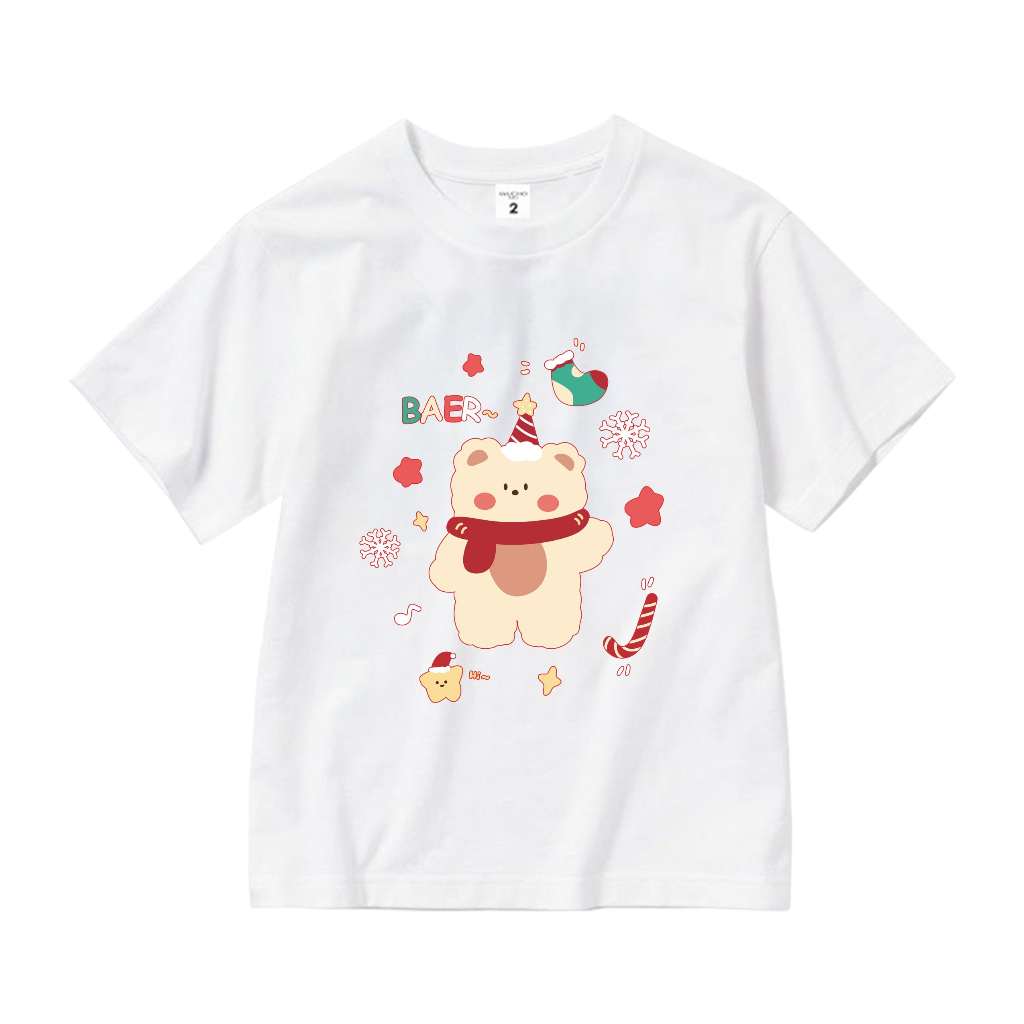Áo thun bé gái hình gấu form rộng AED689 Miucho Kid 100% vải cotton thoáng mát basic_thumbnail_13
