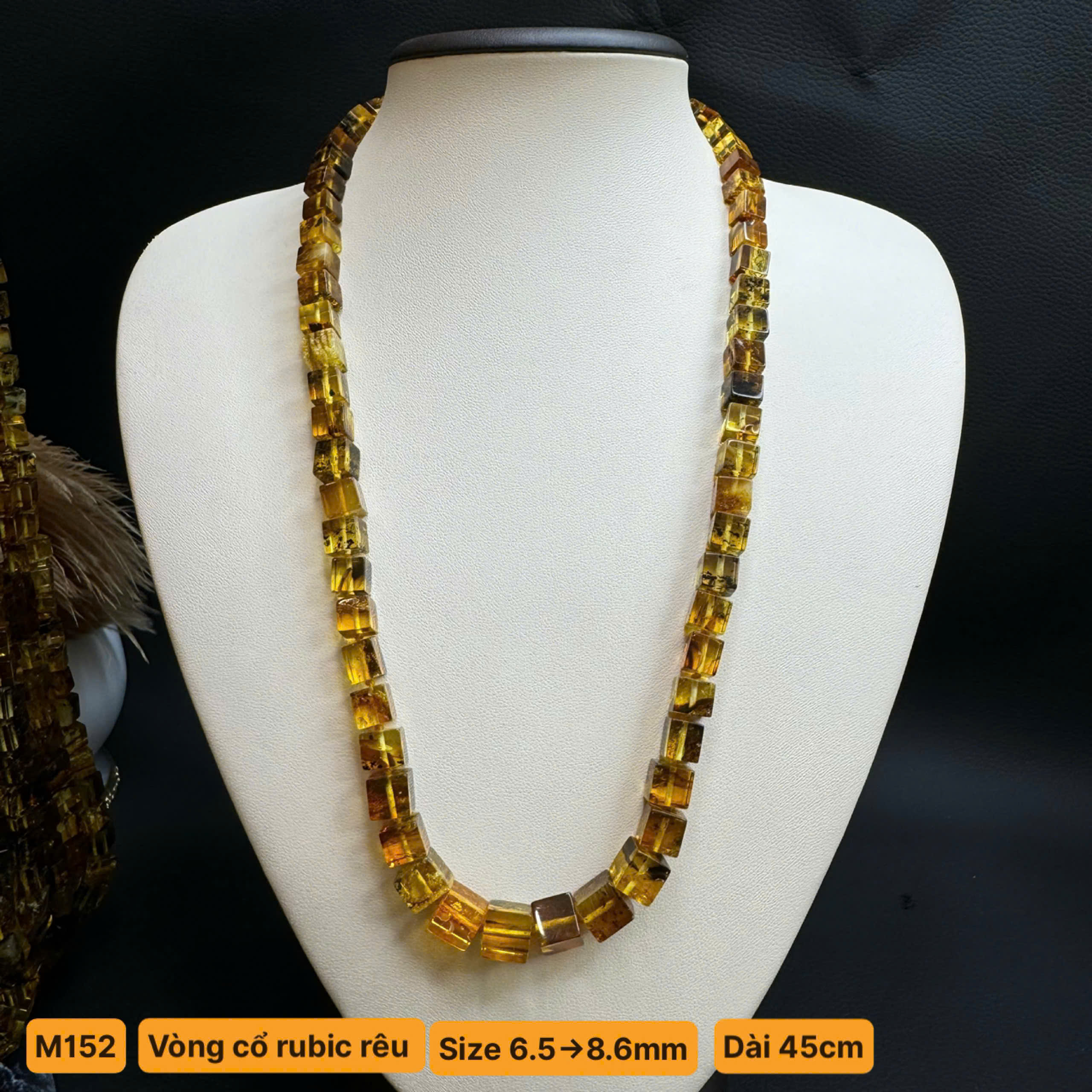 Vòng Cổ Rubic Rêu-M152