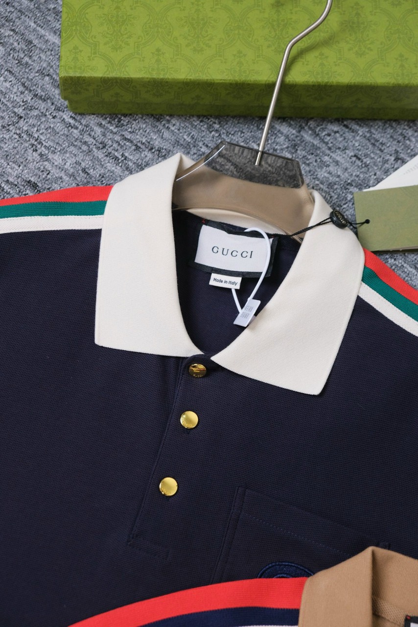 POLO GC Cotton Jersey Viền Tay - Khuy Vàng_thumbnail_12