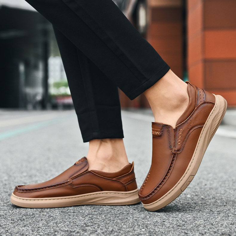 G43 Giày Lười Da Bò Cao Cấp_thumbnail_5