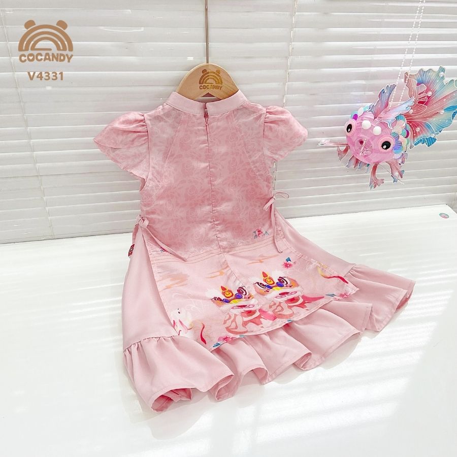 Váy cộc HỒNG họa tiết kỳ lân_thumbnail_2