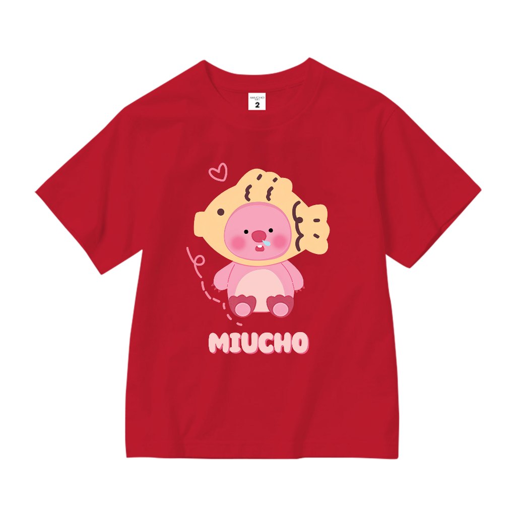 Áo thun Loopy cho bé gái 100% vải cotton thoáng mát basic AED649 Miucho Kid_thumbnail_7