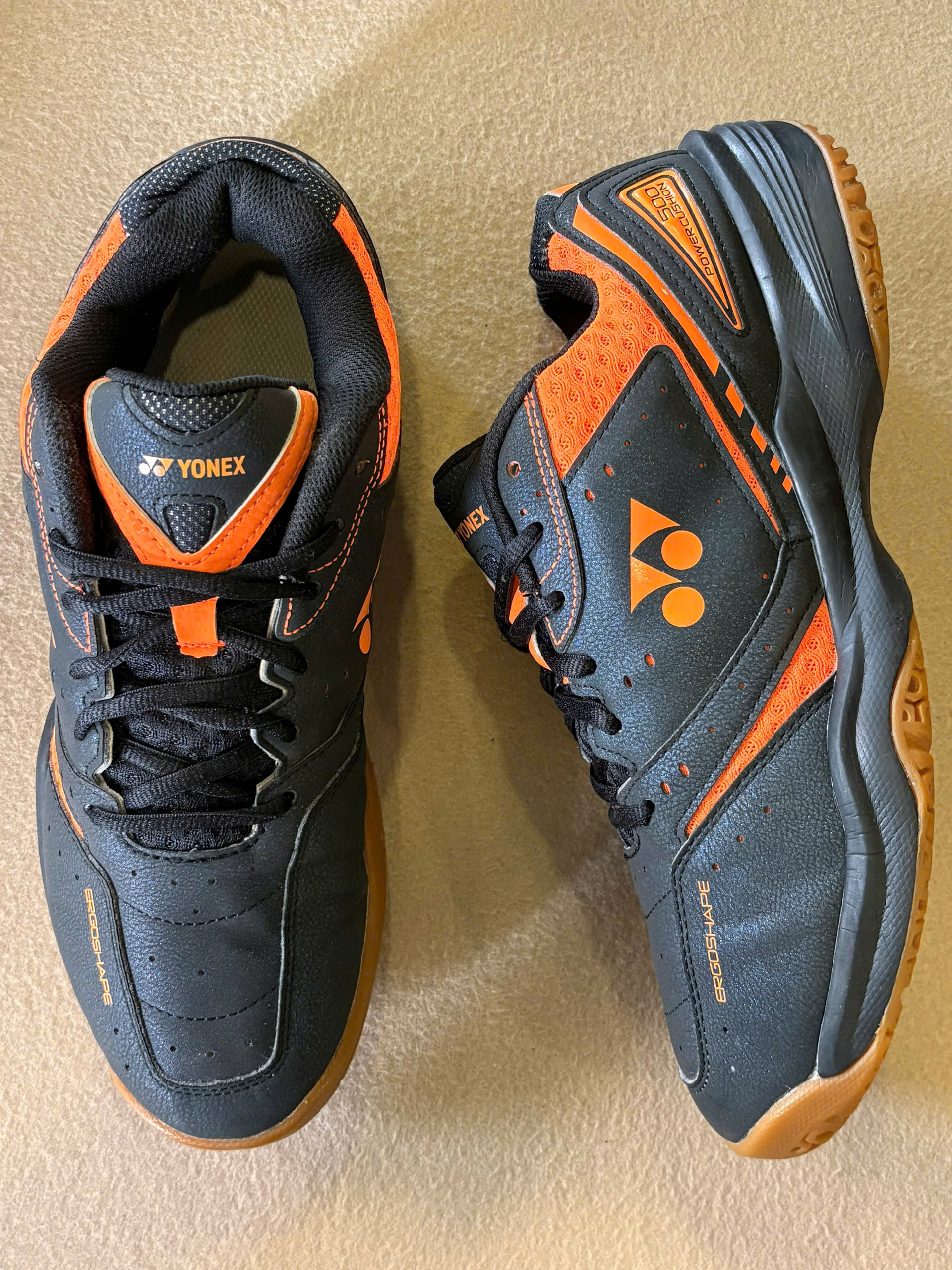 Yonex Badminton Shoes SHB-500CR - Black/Orange_thumbnail_2