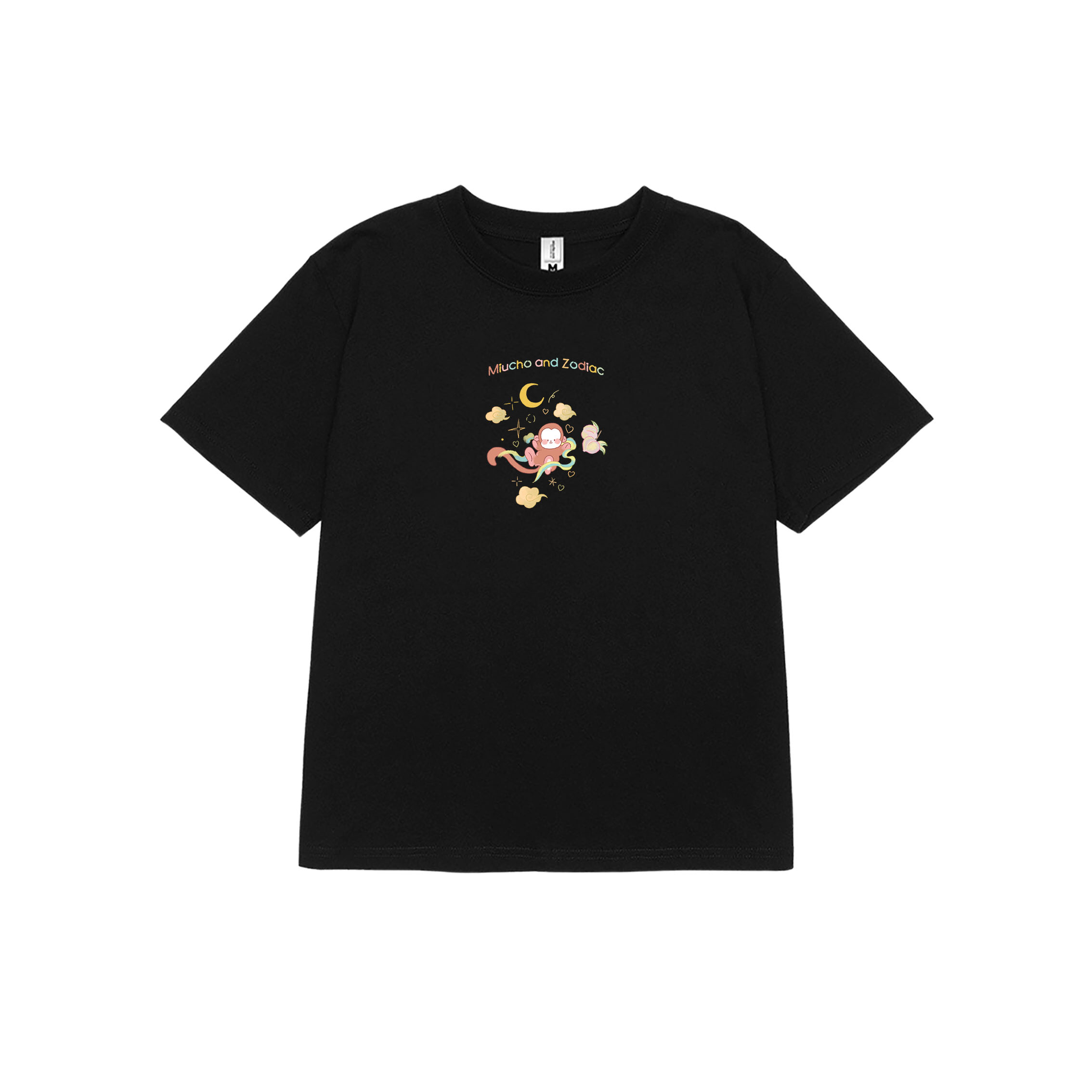 Áo baby tee 12 con giáp tuổi Thân ( tuổi khỉ) ABD403 Miucho cotton cổ tròn in graphic_thumbnail_0