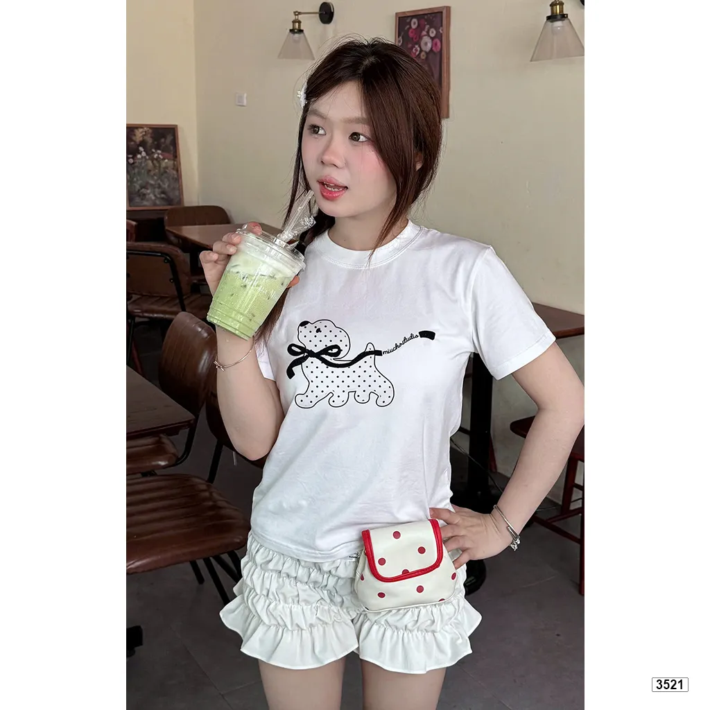 Áo baby tee form vừa hình cún nhiều màu Beezy 3521_thumbnail_3
