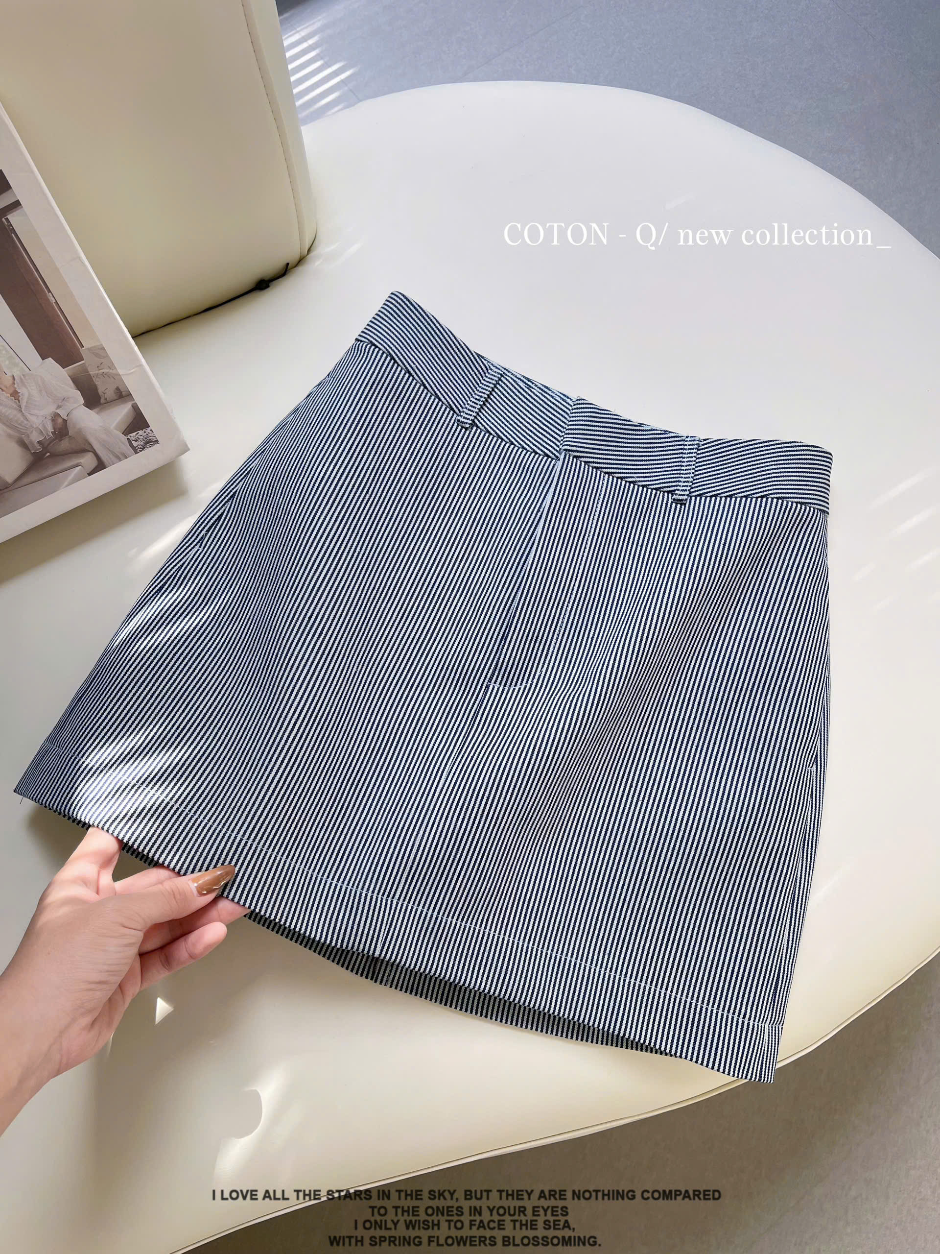 Chân váy ngắn phối sọc ( NGẪU NHIÊN )_thumbnail_8