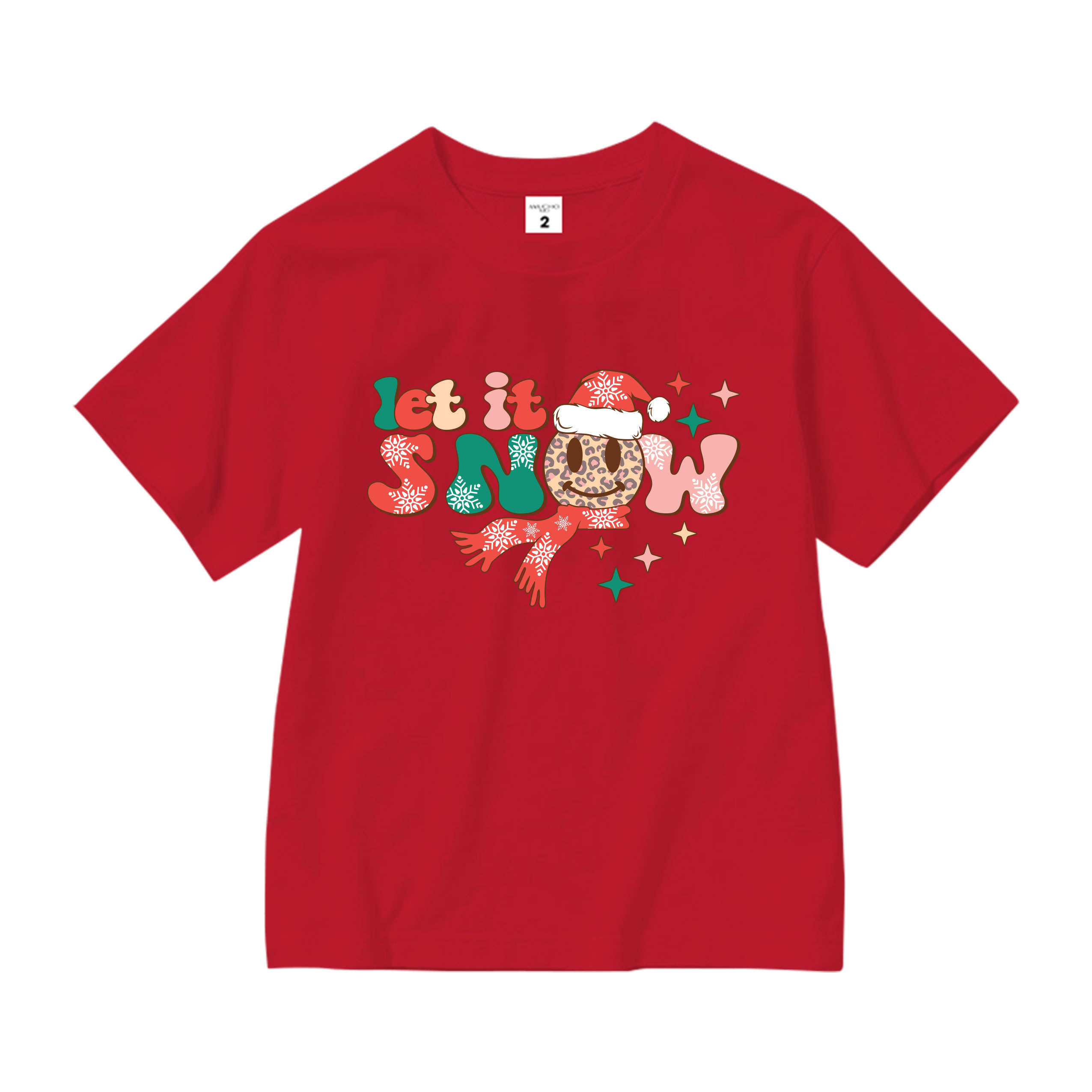 Áo thun bé gái giáng sinh noel from rộng chất vải cotton thoáng mát AED1712 Miucho Kid in graphic_thumbnail_0