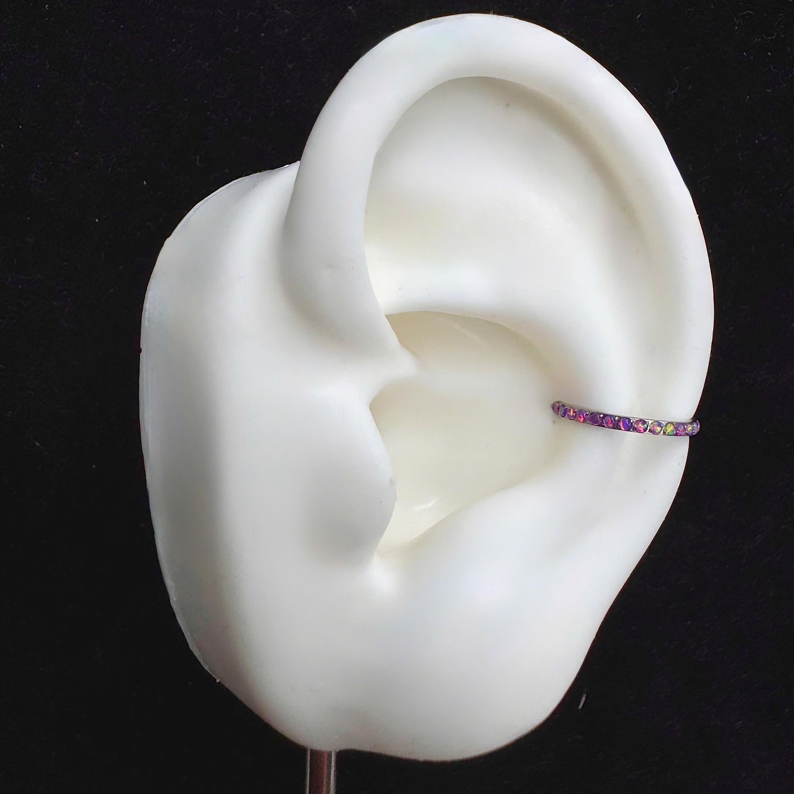 bật khớp titan opal tím size 10 dày 12