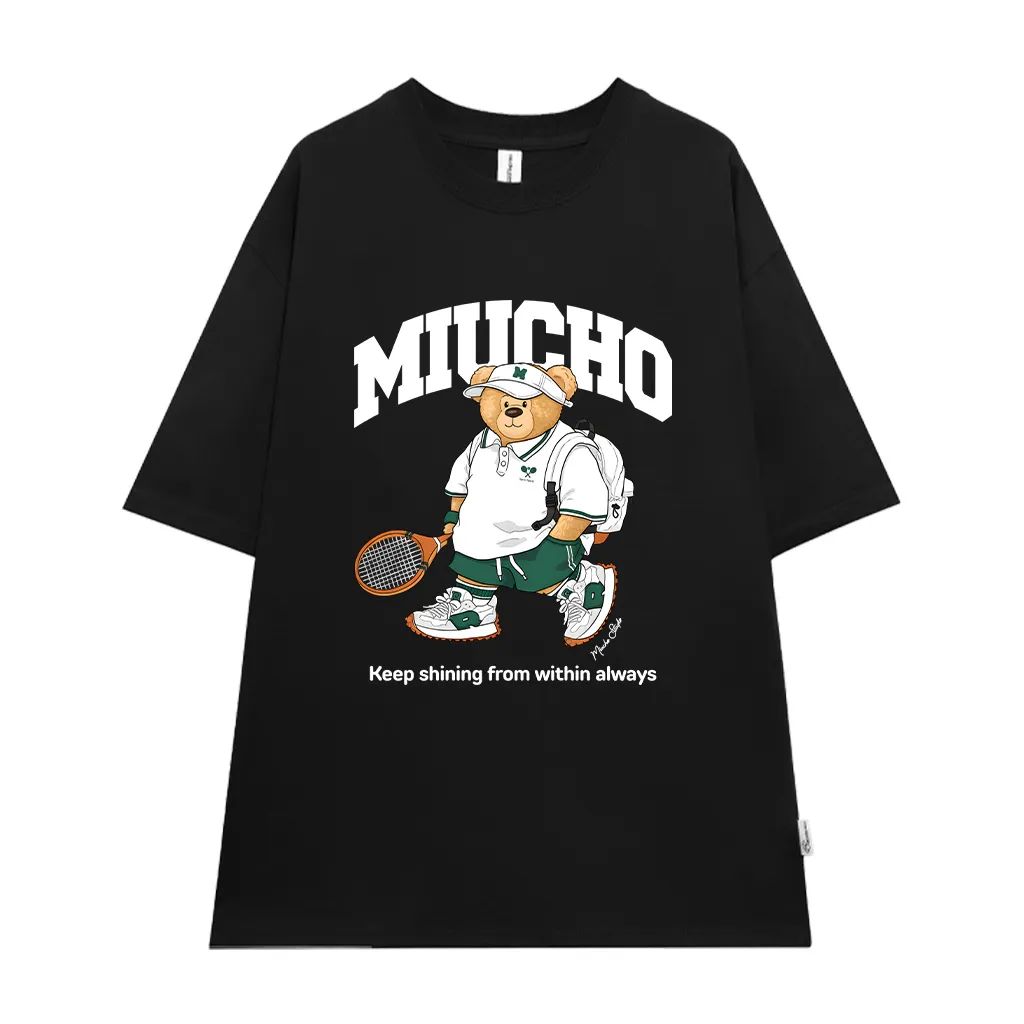 Áo thun form rộng Miucho Gấu Teddy 3111_thumbnail_8