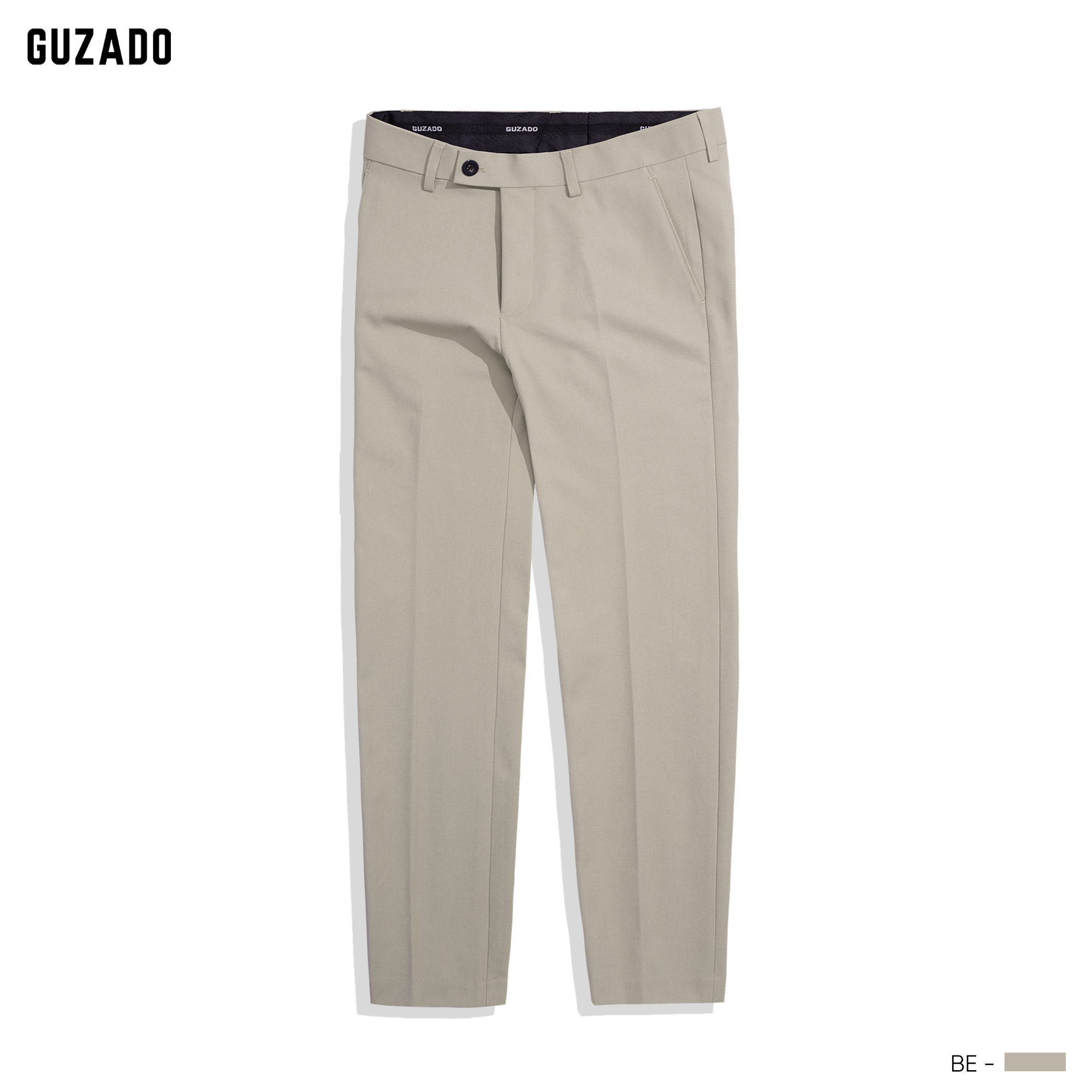 Quần Tây Nam Kaki GUZADO, Cạp Cao Dáng Đứng GTR01S_thumbnail_10